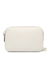 Calvin Klein Torebka Emblem Aop Elongated Camera Bag LV04F3268G Écru. Listonoszki Calvin Klein, bez wzorów, ze skóry, bez dodatków. Za 449.99 zł.