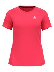 Odlo Koszulka sportowa "Essential Chill-Tec" w kolorze różowym rozmiar: M. Różowe t-shirty sportowe ODLO, m, bez wzorów, bez ramiączek, outdoorowe. Za 137.10 zł.