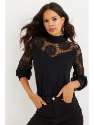 Cool and sexy Bluzka w kolorze czarnym rozmiar: S. Czarne bluzki Cool and sexy, s, bez wzorów, bez kołnierzyka, bez ramiączek. Za 78.99 zł.