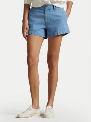 Polo Ralph Lauren Szorty jeansowe 211963799001 Niebieski Straight Fit. Niebieskie szorty Polo Ralph Lauren, bez wzorów, z bawełny. Za 519.99 zł.