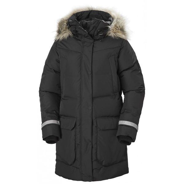 Parka damska Helly Hansen Bouvet down. Czarne płaszcze Helly Hansen, na zimę, bez wzorów, eleganckie, bez kaptura. Za 2,248.90 zł.