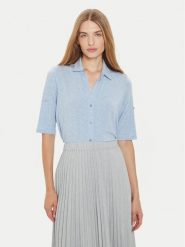 Tatuum Koszula Teti 1 T2409.080B Błękitny Regular Fit. Niebieskie koszule Tatuum, s, bez wzorów, z lyocellu, bez kołnierzyka, bez ramiączek. Za 149.99 zł.