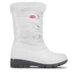 Śniegowce Olang. Białe śniegowce Olang, bez wzorów, bez zapięcia. Za 339.99 zł.