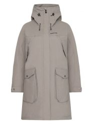 Didriksons Parka "Thelma" w kolorze szarobrązowym rozmiar: 40. Szare płaszcze Didriksons, bez wzorów, bez kaptura. Za 759.66 zł.