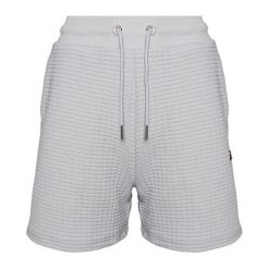 Spodenki damskie Ellesse Custacin. Szare szorty sportowe Ellesse, bez wzorów, z bawełny. Za 219.99 zł.