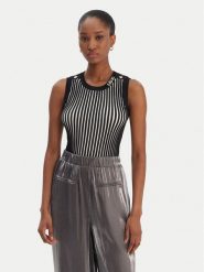 Liu Jo Sport Sweter TA6064 MS55N Czarny Regular Fit. Czarne swetry Liu Jo Sport, l, bez wzorów, z wiskozy, sportowe, bez ramiączek. Za 429.99 zł.