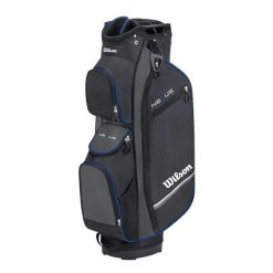 Torba na wózek golfowy Wilson Golf Nexus. Czarne swetry Wilson, bez wzorów, z materiału, eleganckie, bez ramiączek. Za 920.50 zł.