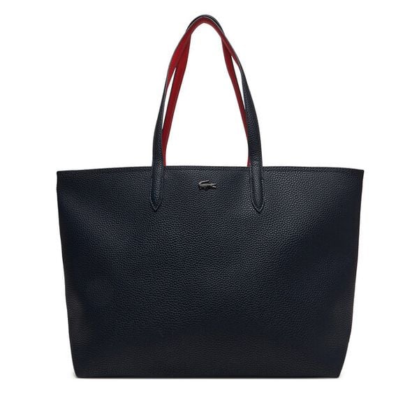 Torebka Lacoste. Niebieskie shopper bag Lacoste, bez wzorów, bez dodatków. Za 569.99 zł.