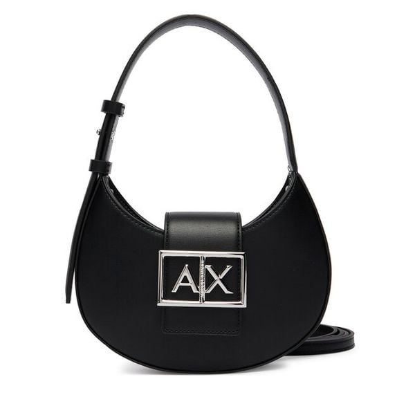 Torebka Armani Exchange. Czarne torebki klasyczne Armani Exchange, bez wzorów, klasyczne, bez dodatków. Za 323.99 zł.