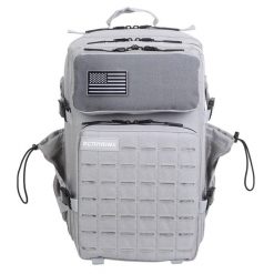 Plecak ELITRAINX V2 45L Silver do CrossTraining i podróży. Szare plecaki ELITEX TRAINING, bez wzorów, z materiału, bez dodatków. Za 347.99 zł.
