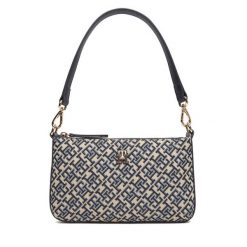 Torebka Tommy Hilfiger. Niebieskie torebki klasyczne Tommy Hilfiger, bez wzorów, klasyczne, bez dodatków. Za 469.99 zł.