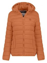 Geographical Norway Kurtka pikowana w kolorze pomarańczowym rozmiar: M. Pomarańczowe kurtki Geographical Norway, m, bez wzorów, bez kaptura. Za 228.94 zł.