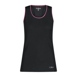 Damski tank top CMP. Brązowe topy CMP, bez wzorów, sportowe, bez kołnierzyka, bez ramiączek. Za 192.00 zł.