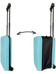 Joybos Walizka w kolorze błękitnym - 34 x 47,5 x 28 cm rozmiar: onesize. Niebieskie walizki Joybos. Za 169.99 zł.