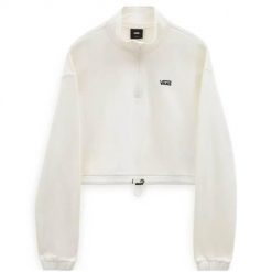 Bluza sportowa damska Vans Left Chest Half Zip. Białe bluzy bez kaptura Vans, s, bez wzorów, bez kaptura. Za 395.00 zł.