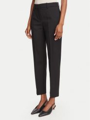 Tommy Hilfiger Chinosy Timeless WW0WW51718 Czarny Slim Fit. Czarne chinosy Tommy Hilfiger, bez wzorów, z wełny. Za 649.99 zł.