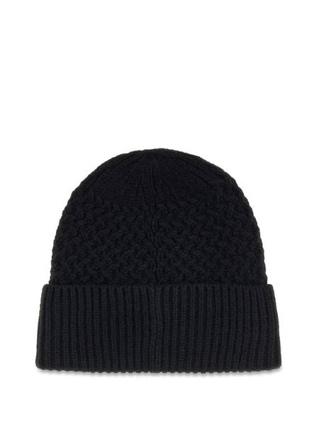 Guess Kapelusz 184727 Czarny. Czarne kapelusze Guess, na zimę, z aplikacjami. Za 154.99 zł.