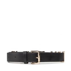 Pasek Damski Valentino. Czarne paski Valentino, bez wzorów. Za 189.99 zł.