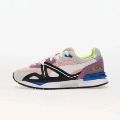 Damskie buty sportowe estetyka retro MIRAGE MOX VISION APRICOT BLUSH. Pomarańczowe buty treningowe Puma, bez wzorów, z zamszu, bez zapięcia, trekkingowe. Za 450.00 zł.