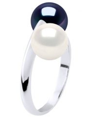 Pearl Addict Złoty pierścionek z perłami rozmiar: 50. Białe pierścionki Pearl Addict, z perłą, złote. Za 1,435.99 zł.