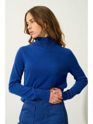 AUTHENTIC CASHMERE Kaszmirowy sweter "Eileen" w kolorze granatowym rozmiar: M. Niebieskie swetry AUTHENTIC CASHMERE, m, bez wzorów, z kaszmiru, bez ramiączek. Za 315.50 zł.