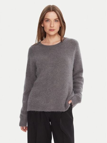 Kontatto Sweter 3M0863C Szary Relaxed Fit. Szare swetry Kontatto, m, bez wzorów, z syntetyku, bez ramiączek. Za 289.99 zł.