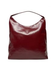 DeeZee Torebka H241062 Bordowy. Czerwone shopper bag DeeZee, bez wzorów, ze skóry, bez dodatków. Za 149.99 zł.
