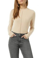 S.Oliver Sweter w kolorze beżowym rozmiar: 42. Brązowe swetry S.Oliver, s, bez wzorów, bez ramiączek. Za 65.99 zł.