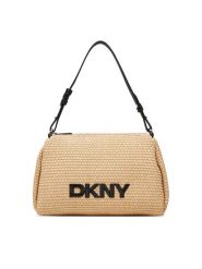 DKNY Torebka R513DE54 Brązowy. Brązowe torebki klasyczne DKNY, bez wzorów, z materiału, bez dodatków. Za 339.99 zł.
