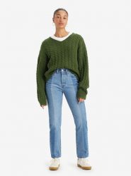 Levi´s Dżinsy "501" - Regular fit - w kolorze niebieskim rozmiar: W27/L32. Niebieskie jeansy l, z aplikacjami, klasyczne, z podwyższonym stanem. Za 140.53 zł.