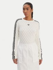 Adidas Sweter Solid Spike KS6461 Écru Slim Fit. Swetry adidas, m, bez wzorów, z syntetyku, bez ramiączek. Za 438.99 zł.