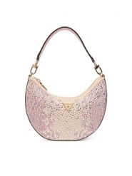 Guess Torebka Tasmin Mini HWEG99 31720 Różowy. Czerwone torebki klasyczne Guess, z aplikacjami, z materiału, bez dodatków. Za 589.99 zł.