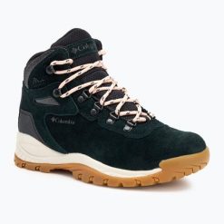 Buty trekkingowe damskie Columbia Newton Ridge Plus WP Amped. Czarne buty trekkingowe Columbia, bez zapięcia. Za 429.99 zł.