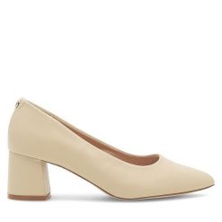 Czółenka Jenny Fairy. Brązowe czółenka Jenny Fairy, bez wzorów, bez obcasa, bez zapięcia. Za 119.99 zł.