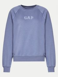 Gap Bluza 885578-00 Niebieski Regular Fit. Niebieskie bluzy GAP, m, bez wzorów, z bawełny, bez kaptura. Za 159.99 zł.