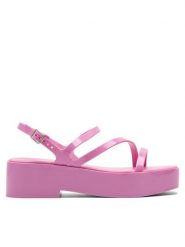 Jenny Fairy Sandały WSS20963-01 Różowy. Czerwone sandały Jenny Fairy, bez wzorów, z syntetyku, bez obcasa, na płaskiej podeszwie, bez zapięcia. Za 139.99 zł.