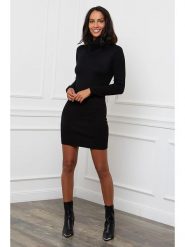 L'armoire de Suzette Sukienka dzianinowa w kolorze czarnym rozmiar: 34/36. Czarne sukienki L'armoire de Suzette, l, bez wzorów, z dzianiny, klasyczne, bez kołnierzyka, bez ramiączek, mini. Za 122.96 zł.