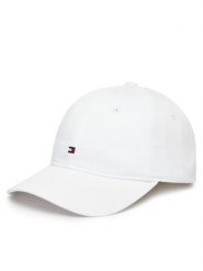 Tommy Hilfiger Czapka z daszkiem Th Flag Soft 6 Panel Cap AW0AW17781 Biały. Białe czapki z daszkiem Tommy Hilfiger, bez wzorów, z bawełny. Za 169.99 zł.