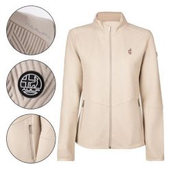 Bluza polarowa damska AULP SIMIX oddychająca. Brązowe bluzy bez kaptura Aulp, bez wzorów, z polaru, bez kaptura. Za 329.99 zł.