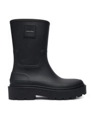 Calvin Klein Kalosze Rainboot Rubber HW0HW03179 Czarny. Czarne kalosze Calvin Klein, bez wzorów, z syntetyku, bez zapięcia. Za 409.99 zł.