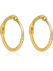 OR ÉCLAT Złote kolczyki-kreole "Tendresse" rozmiar: onesize. Żółte kolczyki Or Éclat, złote. Za 434.99 zł.