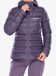 Kurtka puchowa damska Berghaus Summit-Nomad Down Jkt. Fioletowe kurtki Berghaus, na zimę, m, bez wzorów, z materiału, bez kaptura. Za 1,088.99 zł.