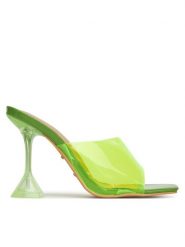 DeeZee Klapki ZALHT-01 Zielony. Zielone klapki DeeZee, bez wzorów, z syntetyku, bez obcasa, bez zapięcia. Za 149.99 zł.