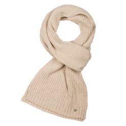 WEŁNIANY SZALIK JESSIE BEŻOWY One size - Flawless. Brązowe szaliki i kominy Flawless, bez wzorów, z wełny. Za 290.00 zł.