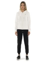 Bluza z bawełna z kaptur na co dzień na siłownię. Czarne bluzy LEONE 1947 APPAREL, s, bez wzorów, z bawełny, bez ramiączek, bez kaptura. Za 437.84 zł.