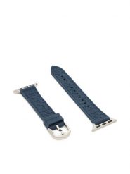 Fossil Wymienny pasek do zegarka Apple Watch S380019 Granatowy. Niebieskie paski Fossil. Za 129.99 zł.