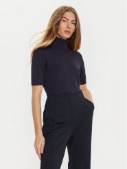 Calvin Klein Golf K20K207433 Granatowy Regular Fit. Niebieskie swetry Calvin Klein, xs, bez wzorów, z wiskozy, bez ramiączek. Za 139.99 zł.