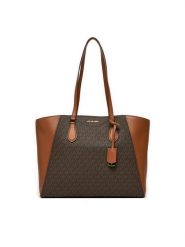 MICHAEL Michael Kors Torebka Taryn 30F4GTBT7B Brązowy. Brązowe shopper bag MICHAEL Michael Kors, bez wzorów, ze skóry, bez dodatków. Za 989.99 zł.
