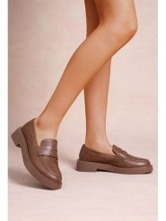 Foreverfolie Mokasyny w kolorze brązowym rozmiar: 38. Brązowe mokasyny Foreverfolie, bez wzorów. Za 100.99 zł.