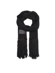 Patrizia Pepe Szal 2F0049/K070-K103 Czarny. Czarne szaliki i kominy Patrizia Pepe, bez wzorów, z materiału. Za 779.99 zł.